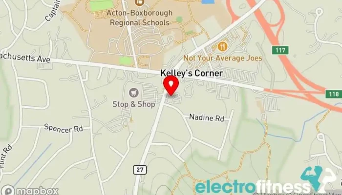 map of The Fitter Female Physical fitness program in Acton