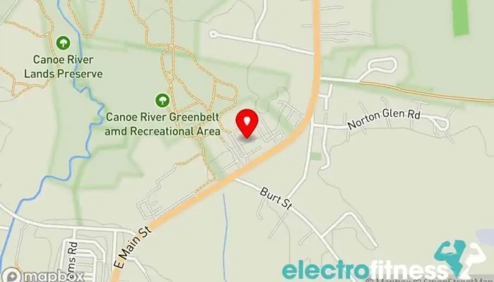 map of The GYM @ Norton Gym, Fitness center, Indoor cycling, Personal trainer, Physical fitness program, Pilates studio, Yoga studio in Norton