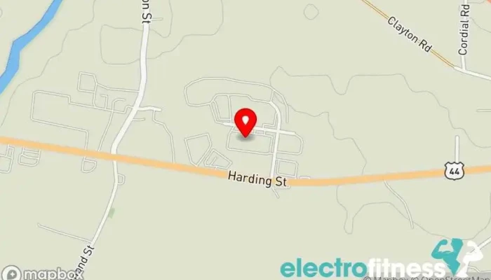 map of The Hero Fitness Academy Gym, Fitness center, Life coach, Personal trainer, Physical fitness program in Lakeville