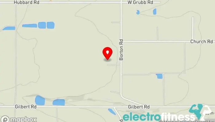 map of The Hoop House of Yakima Basketball court, Training centre in Yakima
