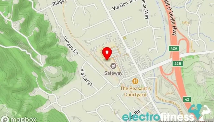 map of The Iron House Gym in Alamo