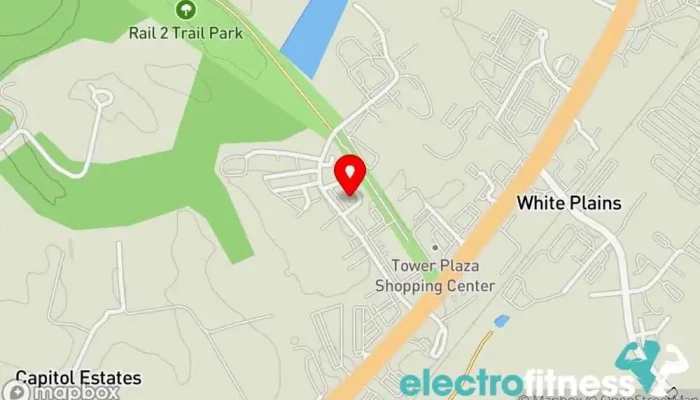 map of The Jiu-Jitsu Academy of Southern Maryland Jujitsu school, Fitness center, Judo club, Martial arts school, Self defense school in White Plains