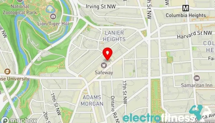 map of The Line Method Personal trainer, Physical fitness program in Washington