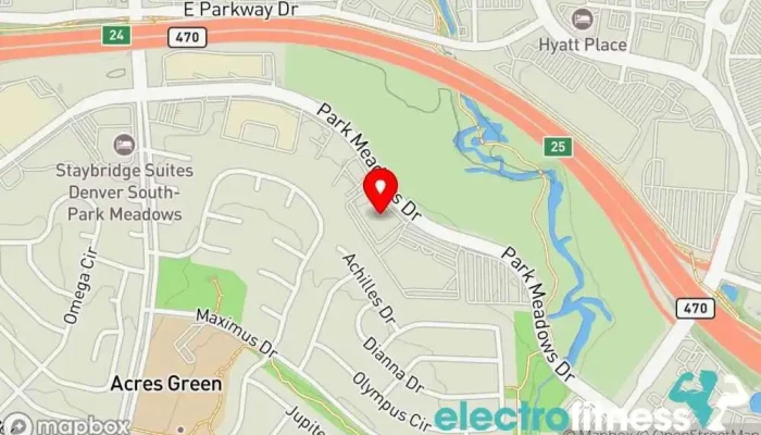 map of The Little Gym of Park Meadows Gymnastics center, Children's amusement center, Children's club, Children's party service, Dance school, Gymnasium school, Gymnastics club, Summer camp organizer in Lone Tree