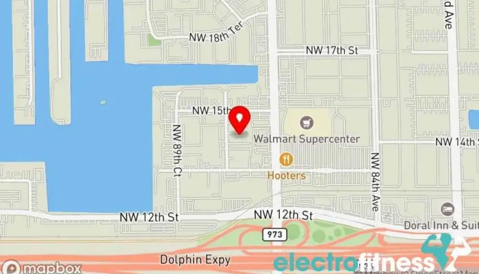 map of The Lox Miami Gym, Boxing gym, Nutritionist, Personal trainer, Physical fitness program, Weight loss service, Women's personal trainer in Doral