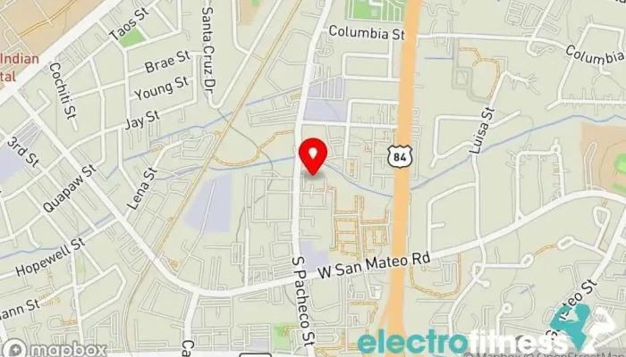 map of The Miller Gym Gym in Santa Fe