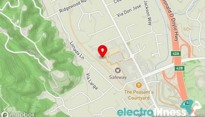 map of The Mind-Body Disciple Personal trainer in Alamo