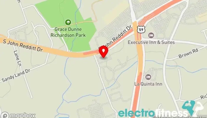 map of The Palms Shopping mall in Lufkin
