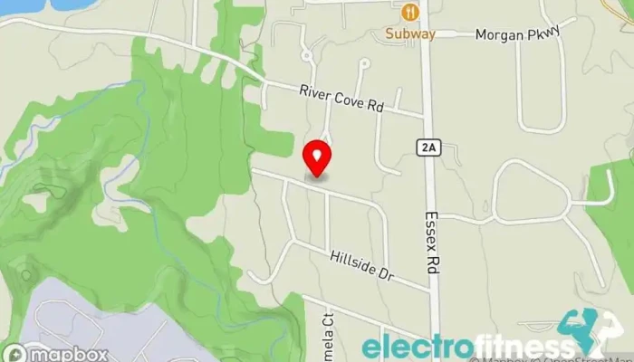 map of The Pilates Den Pilates studio, Personal trainer in Williston