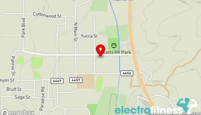 map of The Pump House Fitness center in Alamo