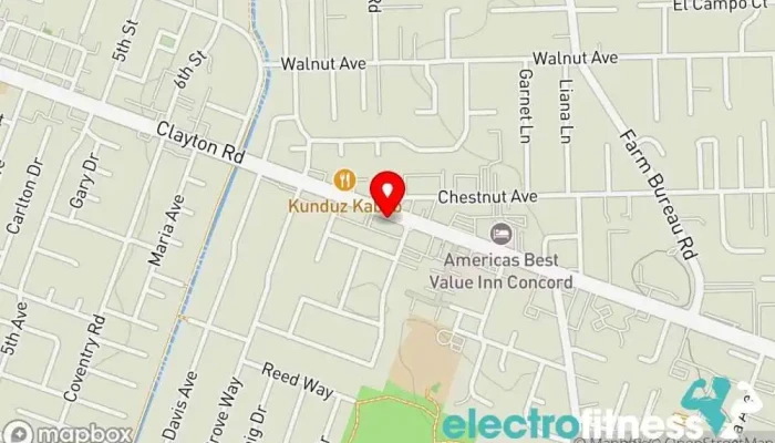 map of The Resistance Gym Gym in Concord