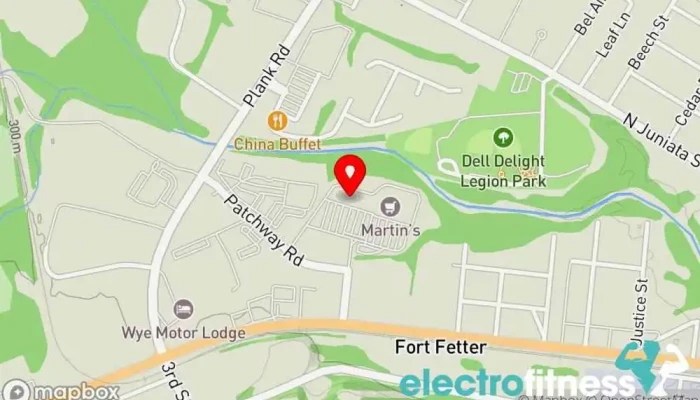 map of The Shed Personal Training Personal trainer in Hollidaysburg