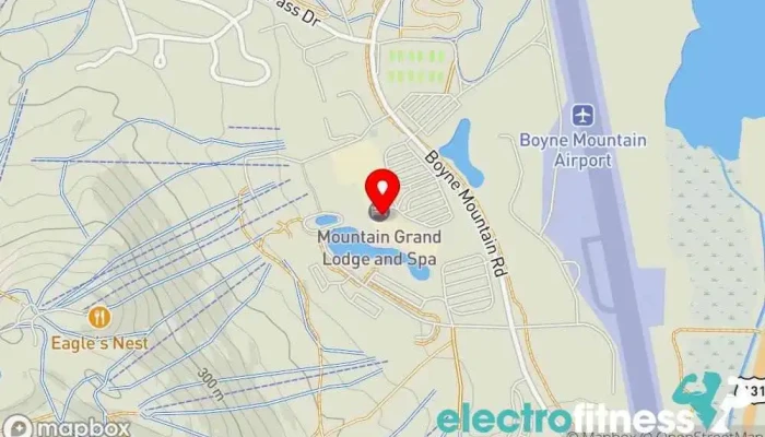 map of The Spa at Boyne Mountain Resort Resort hotel, Beauty salon, Day spa, Fitness center, Hair salon, Massage spa, Massage therapist, Nail salon, Spa in Boyne Falls