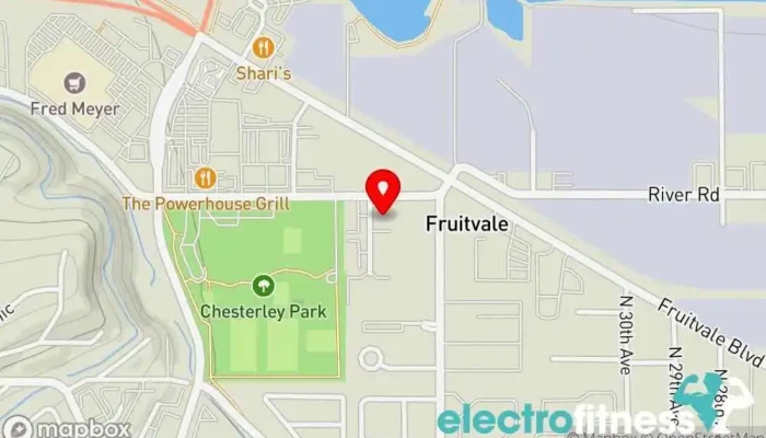map of The Studio at Nourish Wellness Wellness center in Yakima