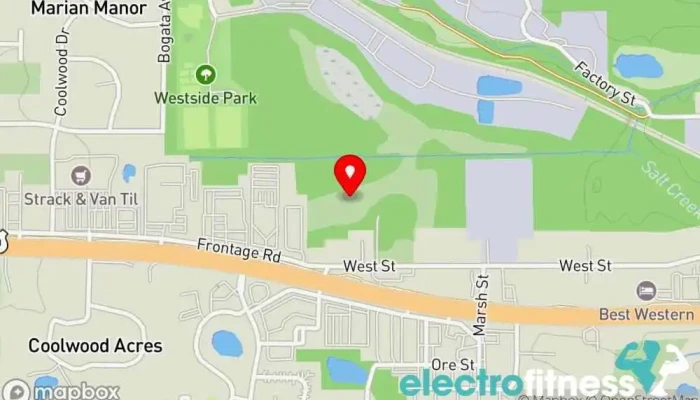 map of The Training Lab Fitness center in Valparaiso