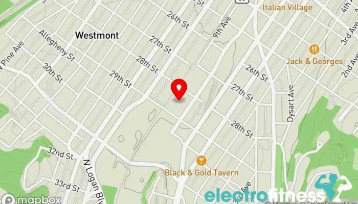 map of The Underground Gym Gym in Altoona