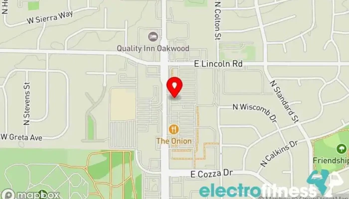 map of The Union Studios Northside Fitness center, Gym, Indoor cycling, Yoga studio in Spokane