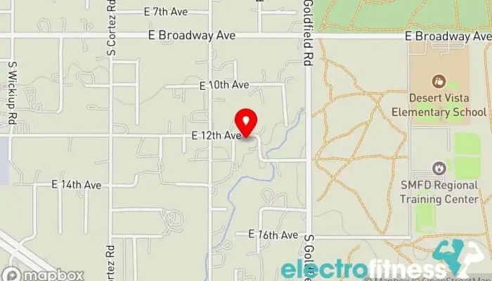 map of Titans Martial Arts Academy Martial arts school in Apache Junction