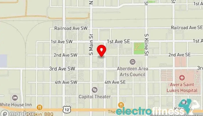 map of TM Fitness Studio, Inc. Gym, Fitness center, Personal trainer in Aberdeen