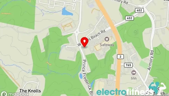 map of TNT Strong Fitness Facility Fitness center in Prince Frederick