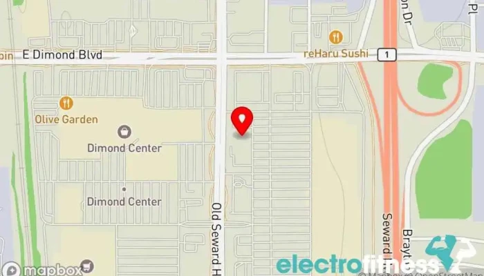 map of Top Fitness Store - Anchorage Exercise equipment store, Sporting goods store in Anchorage