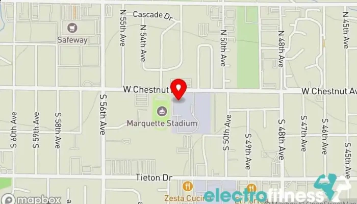 map of Top Form Design Fitness equipment wholesaler in Yakima