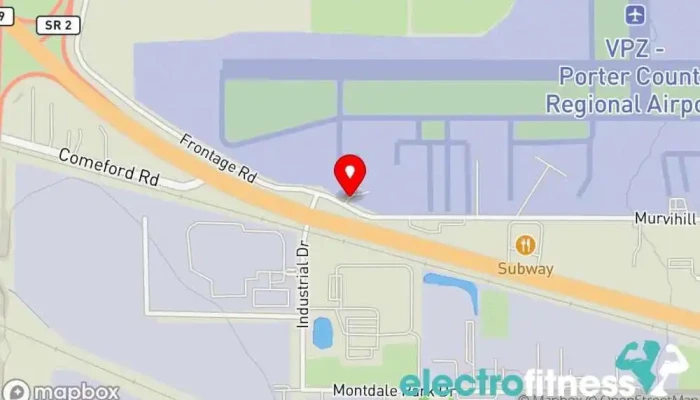 map of Top Fuel CrossFit Gym in Valparaiso