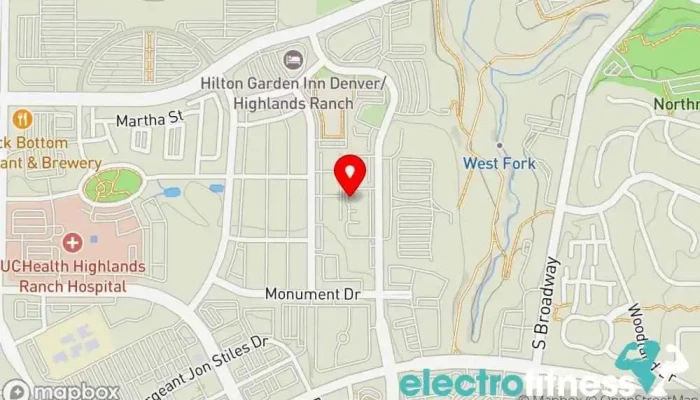 map of Total Fitness Colorado Personal trainer, Gym, Physical fitness program, Weightlifting area in Highlands Ranch