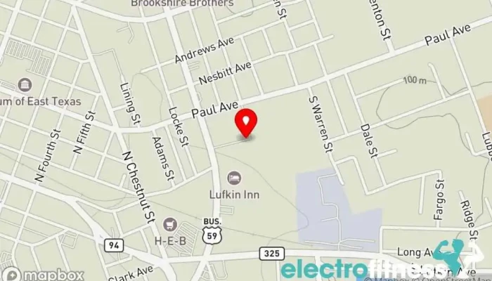 map of Towne Square Shopping Center Shopping mall in Lufkin