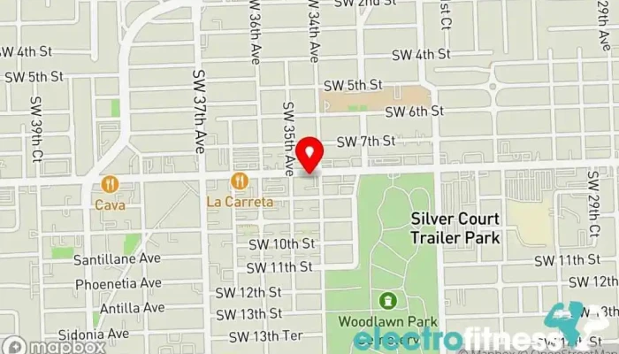 map of Train Miami Personal trainer, Gym, Weight loss service in Miami