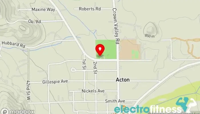 map of Treadmill Express Plus Physical fitness program in Acton