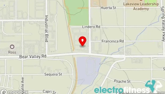 map of Trident Fitness & Performance Fitness center in Victorville