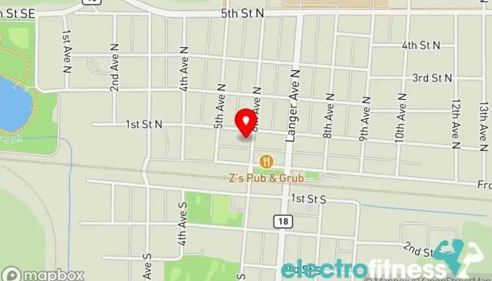 map of TruCore Fitness Gym in Casselton