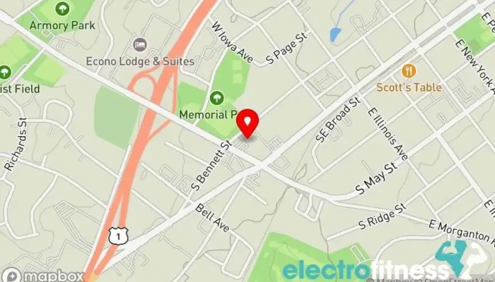 map of TruFit Gym Southern Pines Fitness center, Gym, Personal trainer, Physical fitness program in Southern Pines