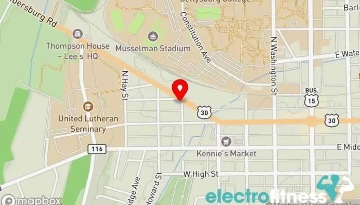 map of Tsunami Academy of Martial Arts Martial arts school in Gettysburg