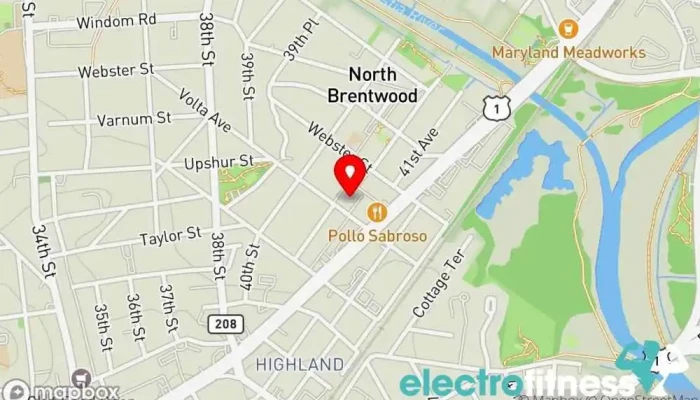 map of TTY Boxing & Fitness Boxing gym in Brentwood