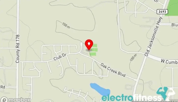 map of Tyler Athletic and Swim Club Athletic club, Aerobics instructor, Fitness center, Gym, Personal trainer, Soccer practice, Swimming pool, Tennis club, Tennis instructor, Weight loss service in Tyler