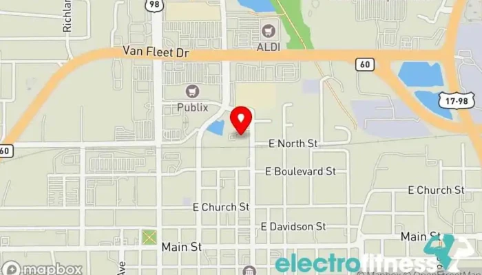 map of Ultimate Fitness Center Fitness center in Bartow