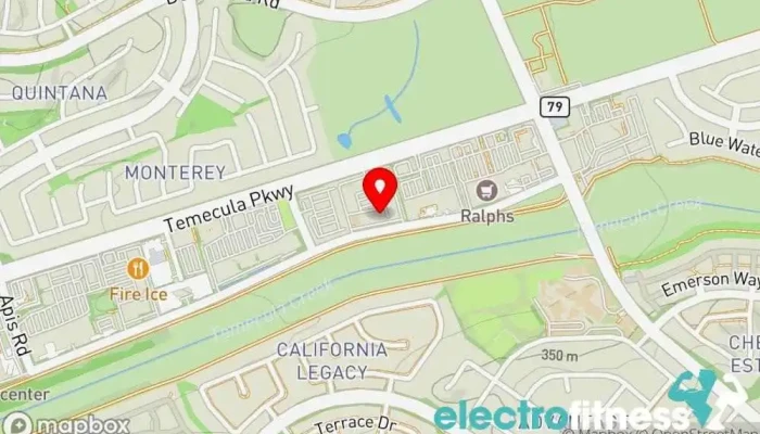 map of Ultimate Fitness Fitness center, Gym, Personal trainer in Temecula