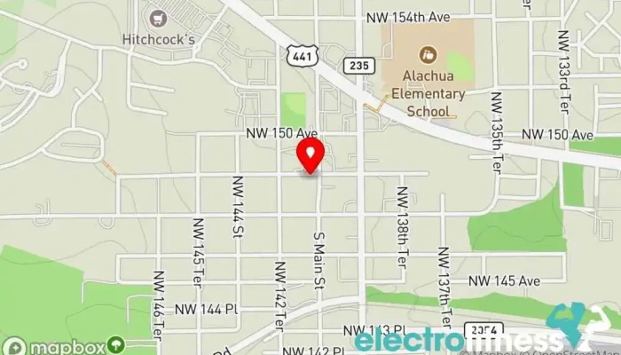 map of Underground Fitness Revolution (METBurn) Women's personal trainer, Personal trainer, Physical fitness program, Weight loss service in Alachua