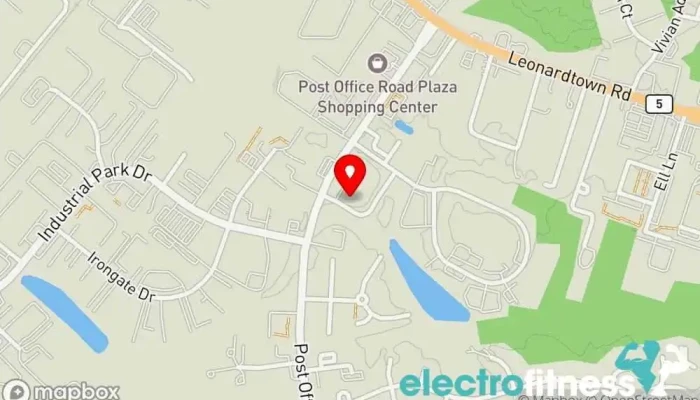 map of Unique Sports Academy Gymnastics center in Waldorf