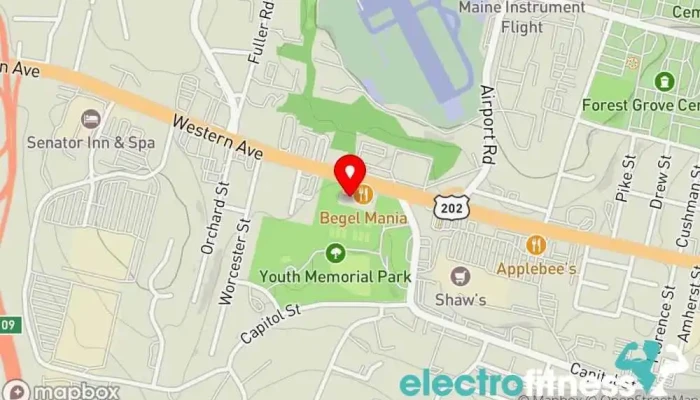 map of United Fitness Gym, Fitness center, Personal trainer in Augusta