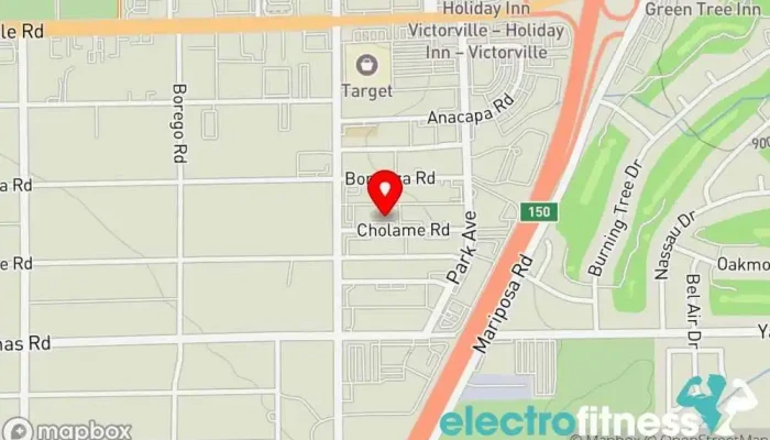 map of Universal Grappling Academy Martial arts school in Victorville