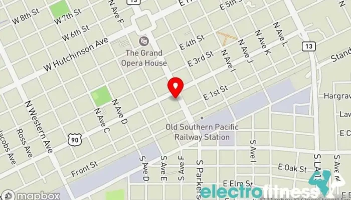 map of Unlimited Athletics Crowley Gym, Boot camp, Fitness center, Personal trainer, Weight loss service in Crowley