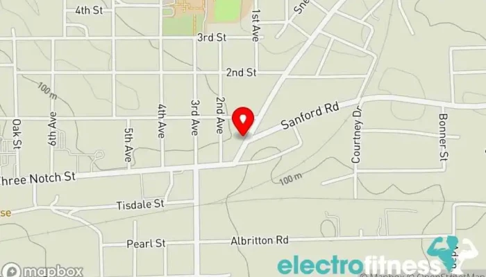 map of USA Gym & Fitness Center Andalusia Gym in Andalusia