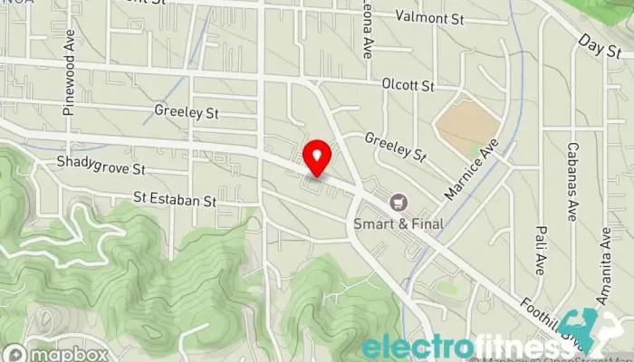 map of USA GYM Gym, Boxing gym, Fitness center, Spa and health club, Weight loss service, Weightlifting area in Tujunga
