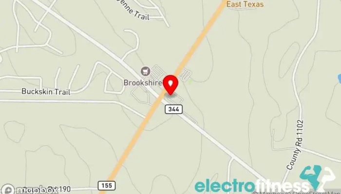 map of UT Health East Texas Olympic Center Medical clinic in Flint