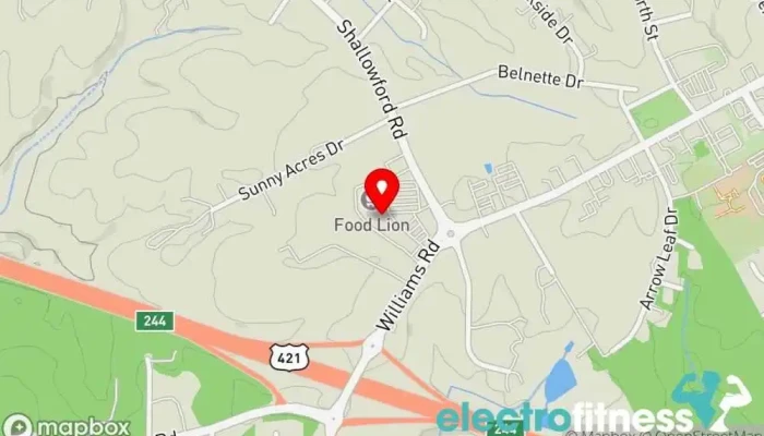 map of Utopia Fitness Center Fitness center in Lewisville