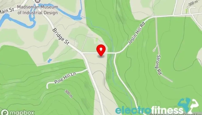 map of Valley Soul Yoga Yoga studio in Waitsfield