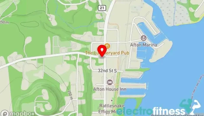 map of Valley Strength & Fitness Personal trainer in Afton